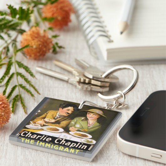 Charlie Chaplin/Der Schlüsselanhänger der Zuwander (Vorderseite rechts)
