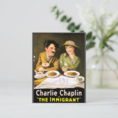 Charlie Chaplin/Die einwandererische Postkarte (Stehend Vorderseite)