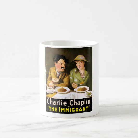 Charlie Chaplin/Die Tasse des Immigranten-Kaffees (Mittel)