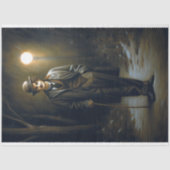 Charlie Chaplin Portrait Decoupage Seidenpapier (Vorderseite)