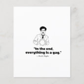 Charlie Chaplin Quote  Flyer (Vorne)
