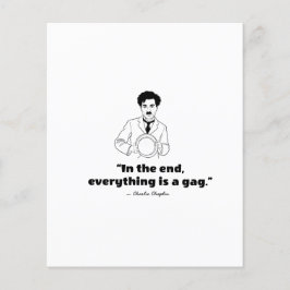 Charlie Chaplin Quote  Flyer