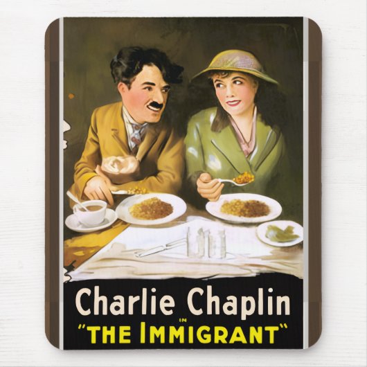 Charlie Chaplin/The Immigrant Mouse Pad Mousepad (Vorne)