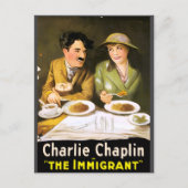 Charlie Chaplin/The Immigrant Postcard Postkarte (Vorderseite)