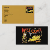 Charlie Chaplin-Willkommen Visitenkarte (Vorne/Hinten)