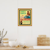 Charlie Chaplin's ~ The Great Dictator 1940 ~ Poster (Küche)