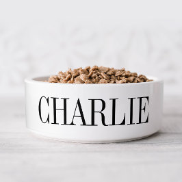 Charlie Classic Name Monogram Dog Napf
