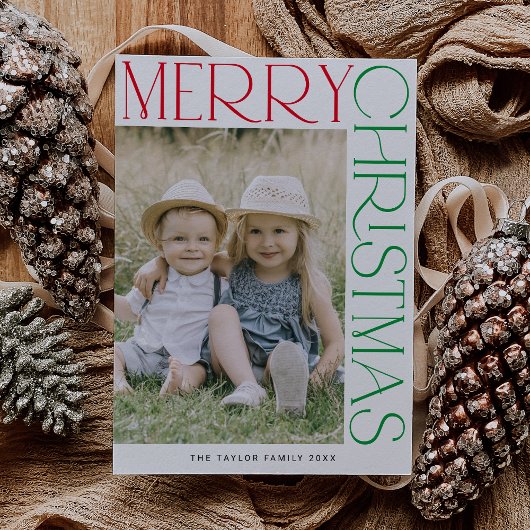 CHARLIE Colorful Fun Family Foto Frohe Weihnachten