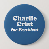 CHARLIE CRIST FÜR PRÄSIDENT BUTTON (Vorderseite)