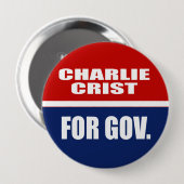 CHARLIE CRIST FÜR SENAT BUTTON (Vorne & Hinten)