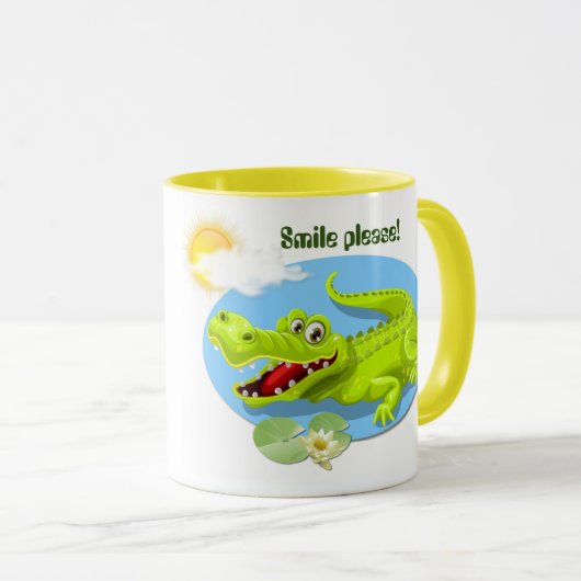 Charlie Crocodile Tasse (VorderseiteRechts)