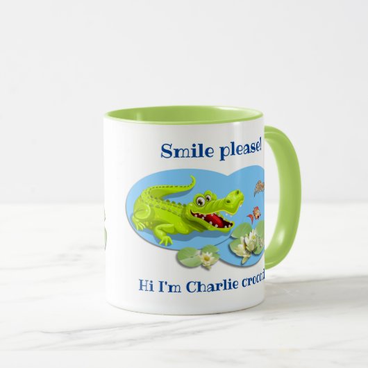 Charlie Crocodile Tasse (VorderseiteRechts)