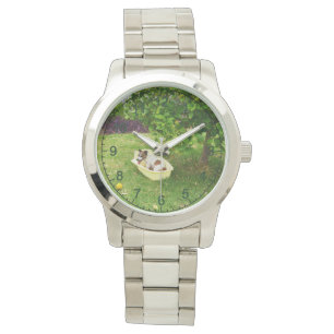 Charlie der Fox Terrier Bad Zeit, Herrenarmbanduhr Armbanduhr