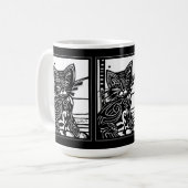 Charlie die Katze Kaffeetasse (Vorderseite Links)