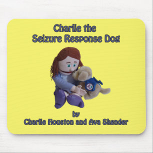 Charlie, die Seizure Response Hund Maus-Pad Mousepad