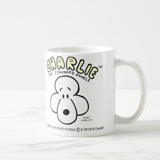 Charlie die Standardpudel-Tasse Kaffeetasse (Rechts)