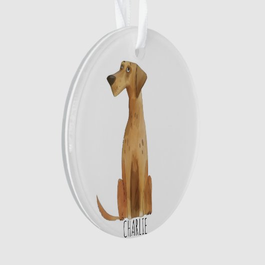 Charlie Dog Ornament (Vorderseite)
