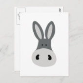 Charlie Donkey Postkarte (Vorne/Hinten)