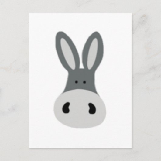 Charlie Donkey Postkarte (Vorderseite)