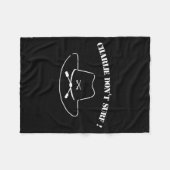 Charlie Don't Surf ! Fleecedecke (Vorderseite (Horizontal))