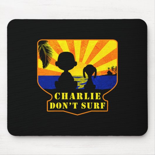 Charlie Don't Surf _ Funny Movie Premium Mousepad (Vorne)