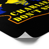 Charlie Don't Surf _ Funny Movie Premium  Poster (Ecke)