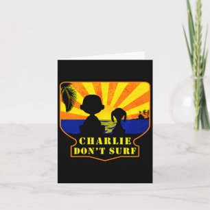 Charlie Don't Surf _ Lustiger Film Premium  Karte