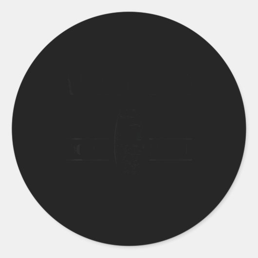 Charlie Don't Surf Military Vietnam Veteran Design Runder Aufkleber (Vorderseite)