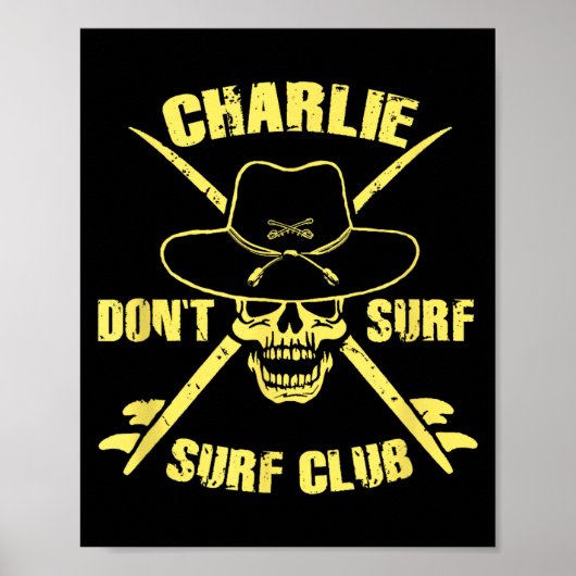 Charlie Don't Surf  Poster (Vorne)