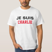 Charlie Hebdo herdenking t-shirt (Vorderseite)