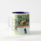 Charlie.jump.40inch, DPC ofGreater DaytonObedie… Zweifarbige Tasse (Vorderseite Links)