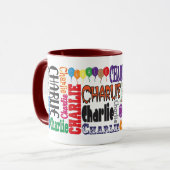 Charlie-Kaffee-Tasse Tasse (Vorderseite Links)