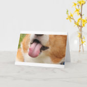 Charlie Kisses Karte (Gelbe Blume)