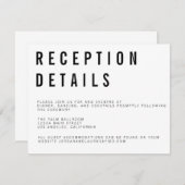 Charlie-Minimalistisch-Abschlusskarte Begleitkarte (Vorne/Hinten)