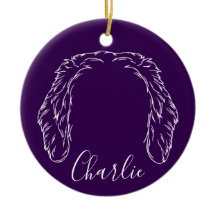 Charlie Ornament (Paw Prints)