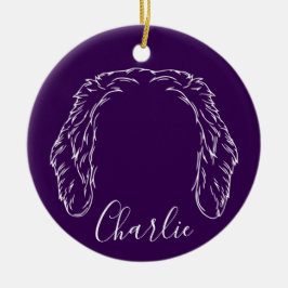 Charlie Ornament (Paw Prints)