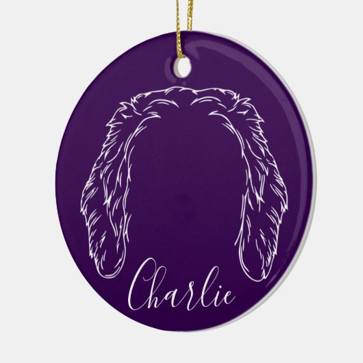 Charlie Ornament (Paw Prints) (Links)