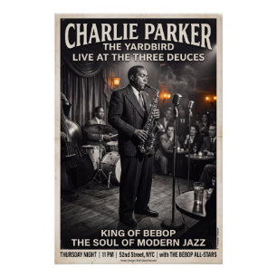 Charlie Parker Yardbird Poster