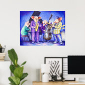 Charlie Porker und seine All Sties Poster (Heimbüro)