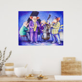 Charlie Porker und seine All Sties Poster (Küche)