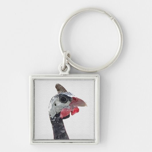 Charlie Premium Square Schlüsselanhänger (Vorne)