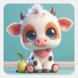 "Charlie" Quadratischer Aufkleber