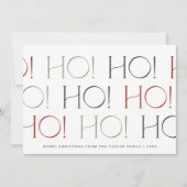 CHARLIE Red Green Fun Ho Ho Ho Familie Weihnachten (Vorderseite)