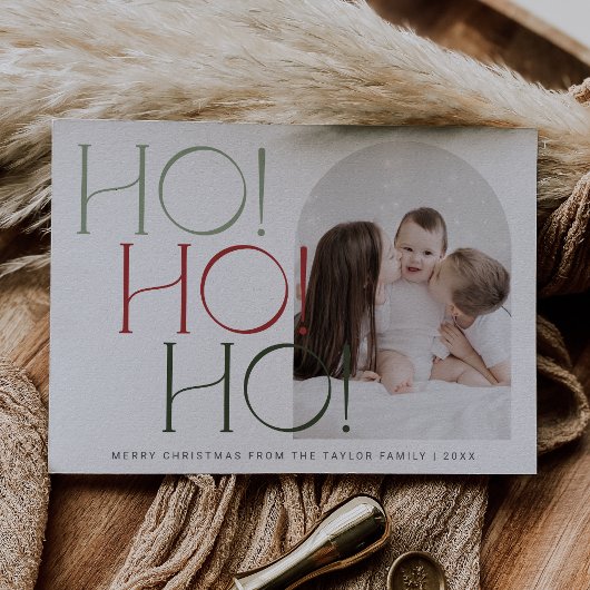 CHARLIE Red Green Ho Ho Ho Foto Weihnachten