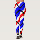 Charlie Red White Blue Leggings (Rückseite)