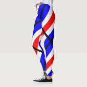 Charlie Red White Blue Leggings (Links)