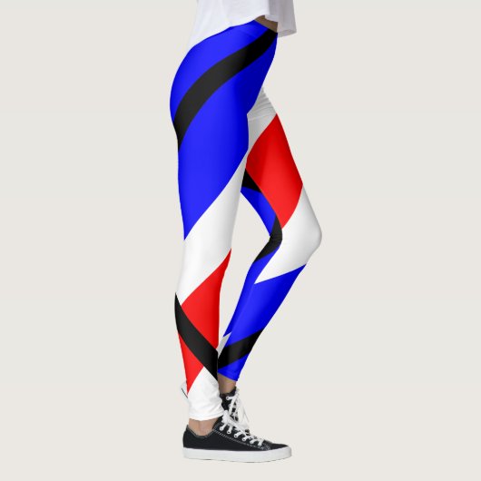 Charlie Red White Blue Leggings (Rechts)