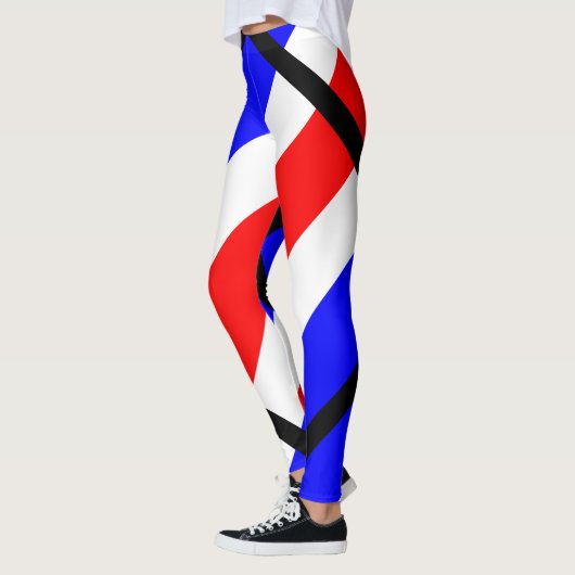Charlie Red White Blue Leggings (Links)