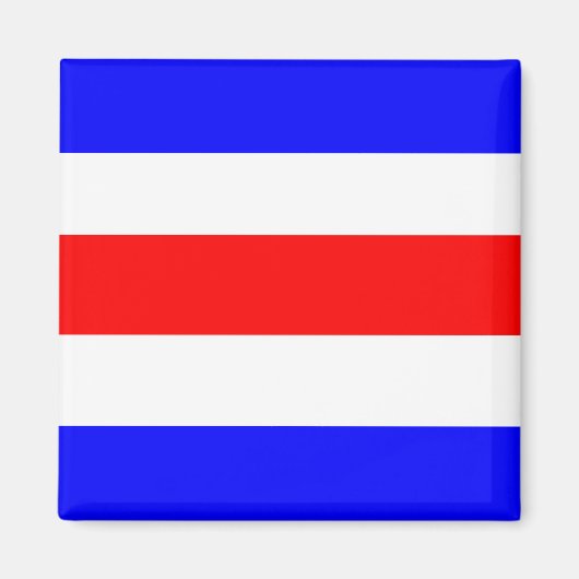 Charlie Red White Blue Magnet (Vorne)