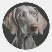 Charlie Runder Aufkleber (Vorderseite)